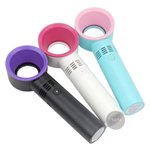 Fan met houder en usb oplaadsnoer