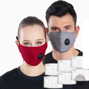 Mondmasker (wasbaar) + PM2.5 filter